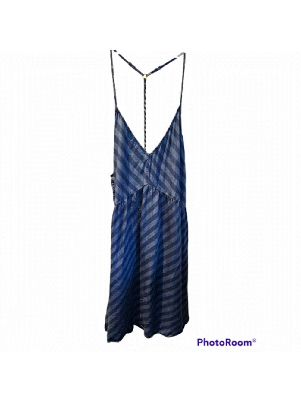 ABERCROMBIE & Fitch Blue Denim Camisole Top Dress Size Small